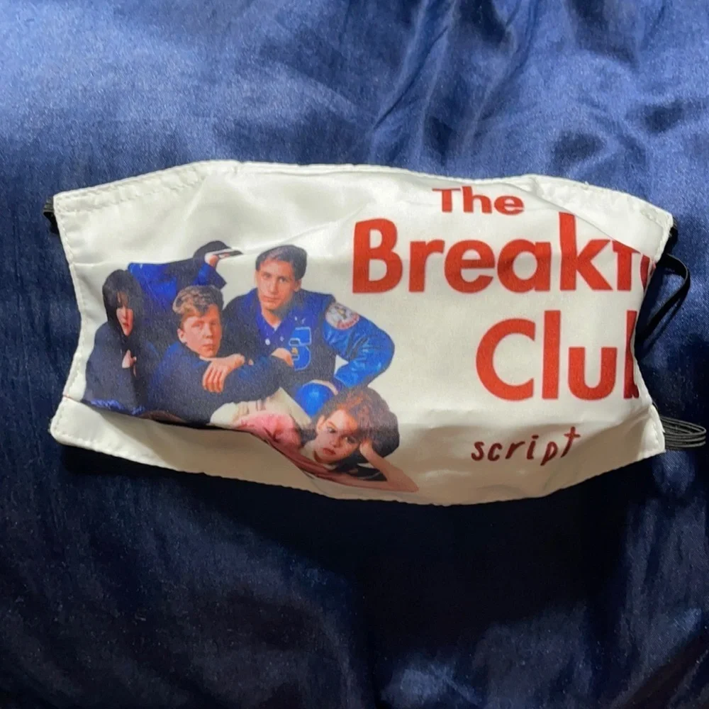 6/$20 New The Breakfast Club face mask